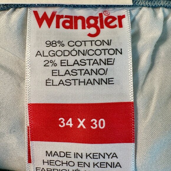 Wrangler Men's Jeans Size 34X30 Blue Free To Stretch Relax Fit Casual Denim NEW - Picture 4 of 16